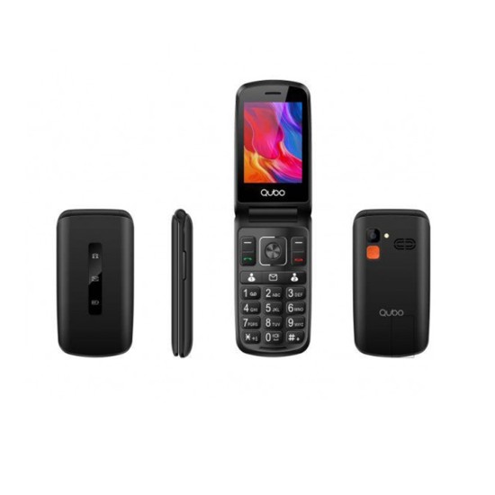 TELEMÓVEL QUBO P210C DUAL SIM 2.8" SOS PRETO